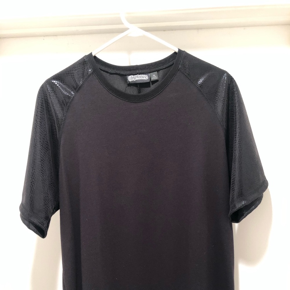 Brand new cotton/ faux snake skin T shirt